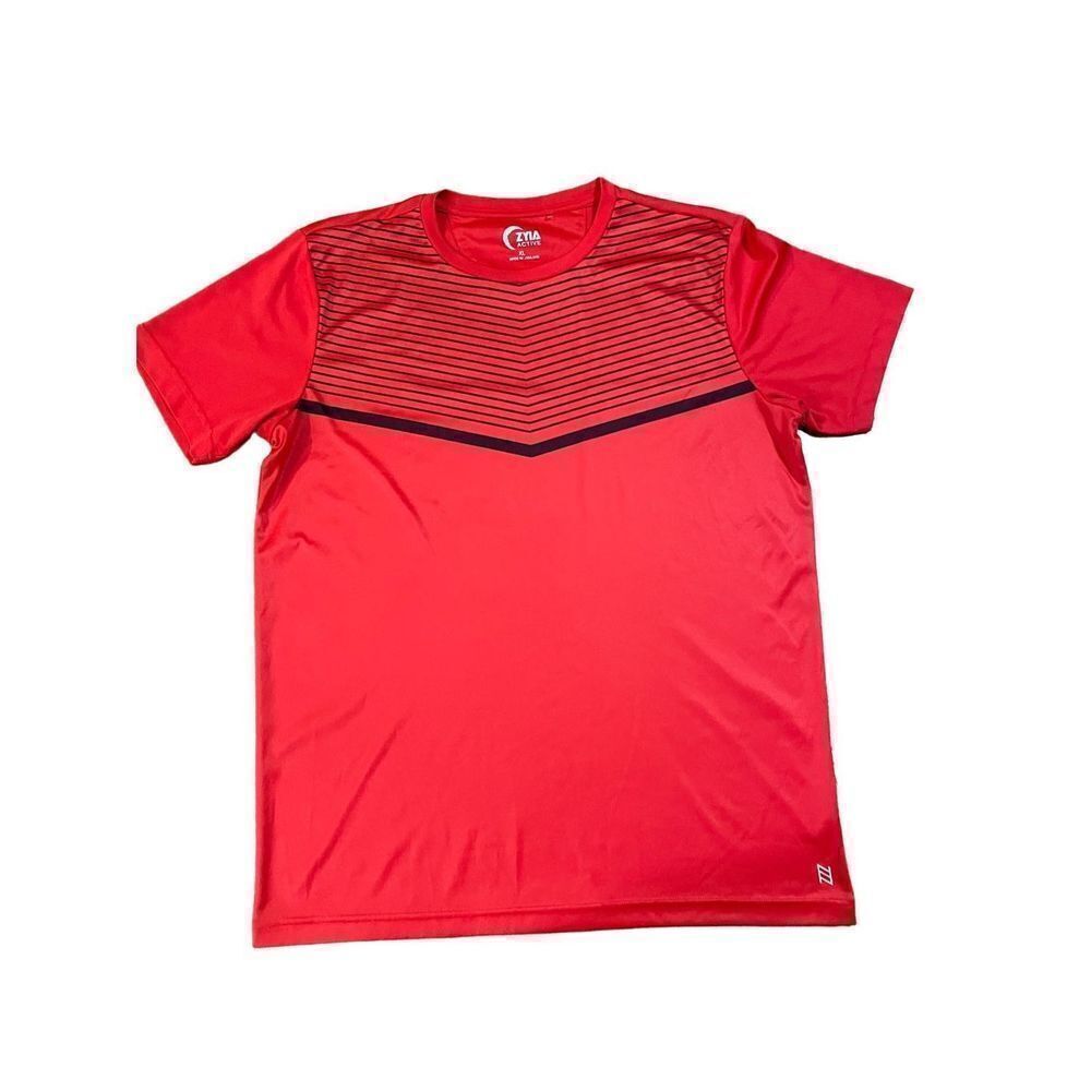 Zyia Men's Red & Navy Stripe Clubhouse T RC size XL‎